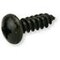 Parafuso rosca de chapa DIN 7981 3,5x19 cabeça tremoço PH preto